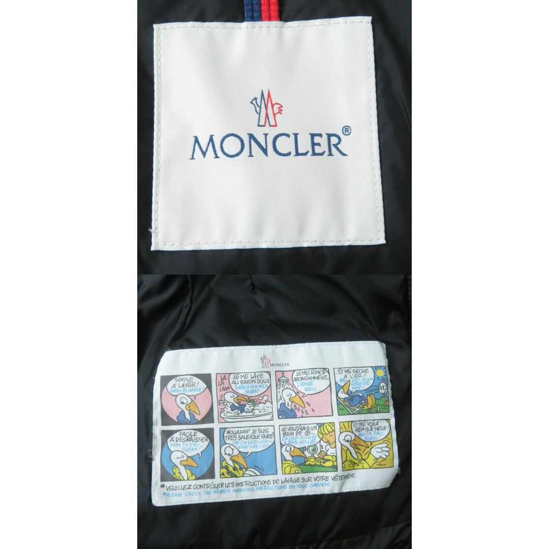 MONCLER(モンクレール)の美品△正規品 MONCLER モンクレール BETULA ベチュラ ロゴワッペン・フード付 WZIP ダウンジャケット レディース カーキ 00 ジョージア製 レディースのジャケット/アウター(ダウンジャケット)の商品写真