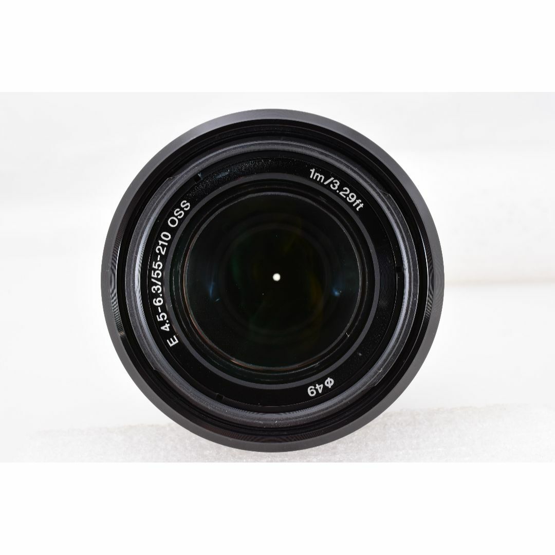 SONY(ソニー)の【望遠】SONY ソニー E 55-210mm SEL55210 付属品多数 黒 スマホ/家電/カメラのカメラ(レンズ(ズーム))の商品写真