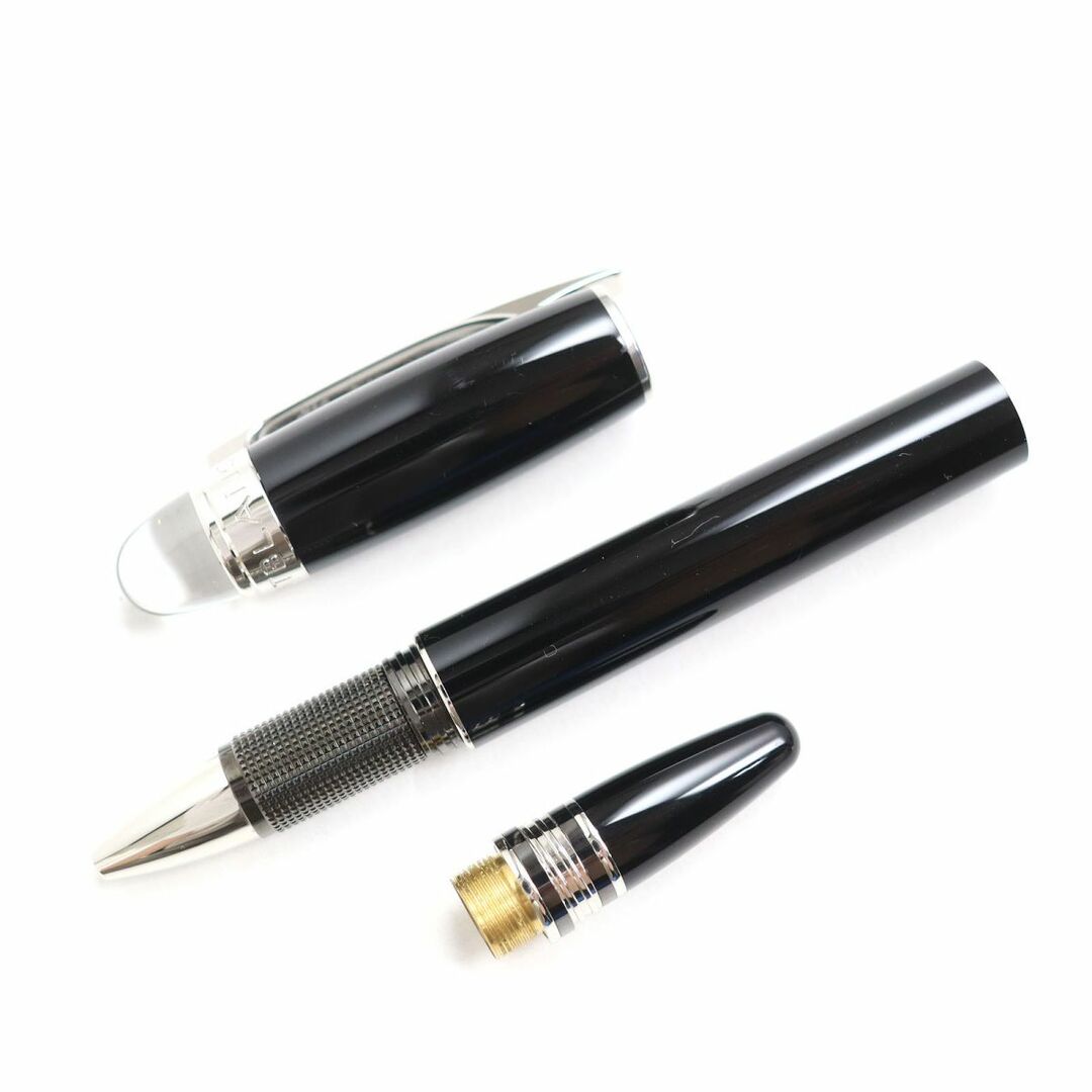 MONTBLANC(モンブラン)の美品△ドイツ製 MONTBLANC モンブラン スターウォーカー pix ホワイトスター キャップ式 ボールペン ブラック×シルバー メンズ ビジネス◎ インテリア/住まい/日用品の文房具(ペン/マーカー)の商品写真