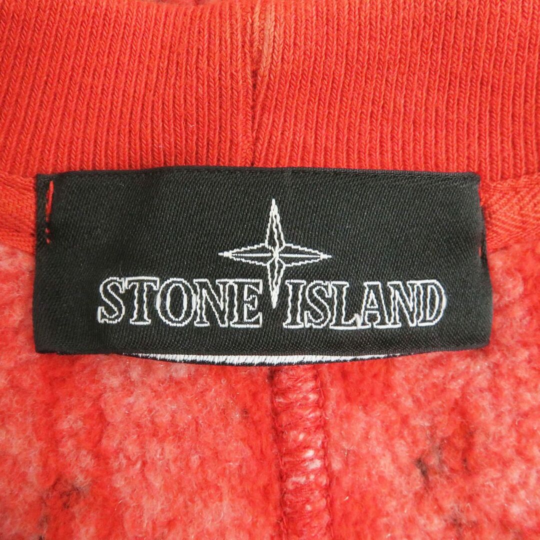 STONE ISLAND(ストーンアイランド)の美品□19AW ストーンアイランド 711960507 SHADOW PROJECT テクスチャード フリース スウェット/トップス オレンジ系 M 正規品 正規品 メンズのトップス(スウェット)の商品写真