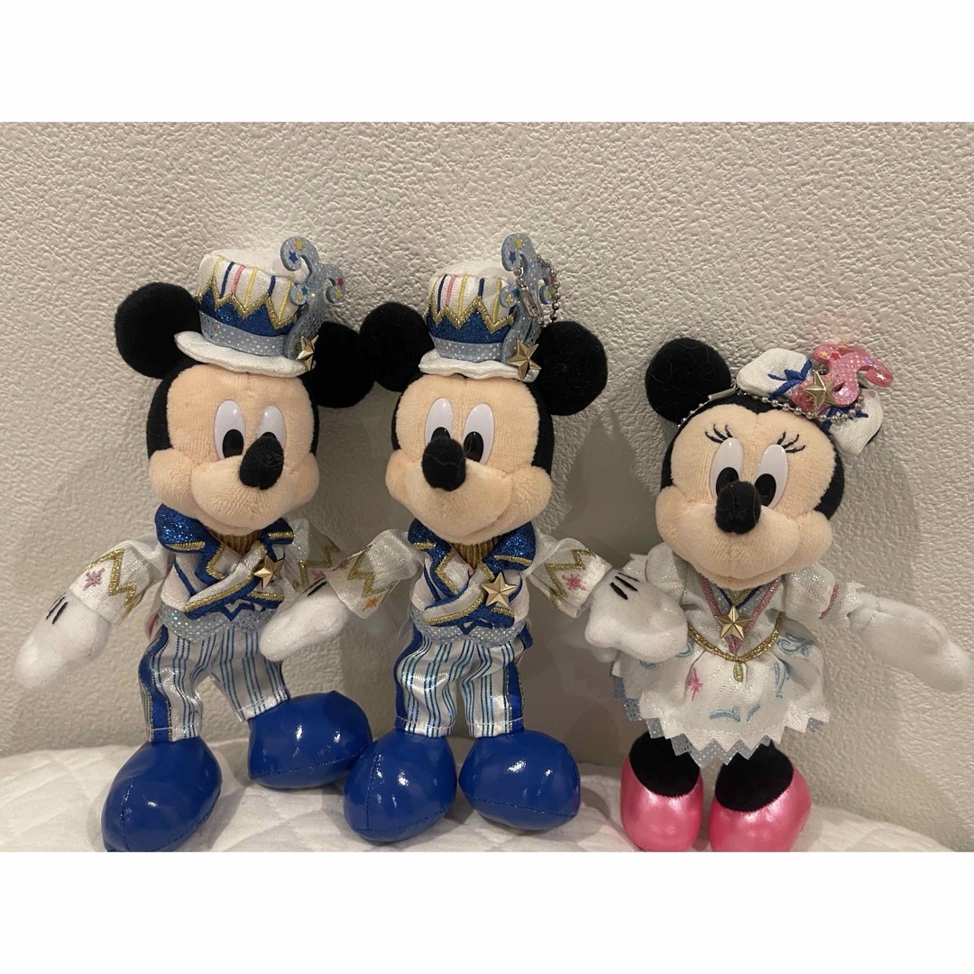 Disney(ディズニー)のディズニーシー　タイムトゥーシャイン　ミッキーミニー　ぬいぐるみバッジセット エンタメ/ホビーのおもちゃ/ぬいぐるみ(キャラクターグッズ)の商品写真