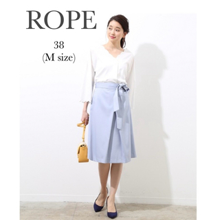 ロペ(ROPE’)のロペ ボディシェルフロントタックスカート 春服 夏服(ひざ丈スカート)