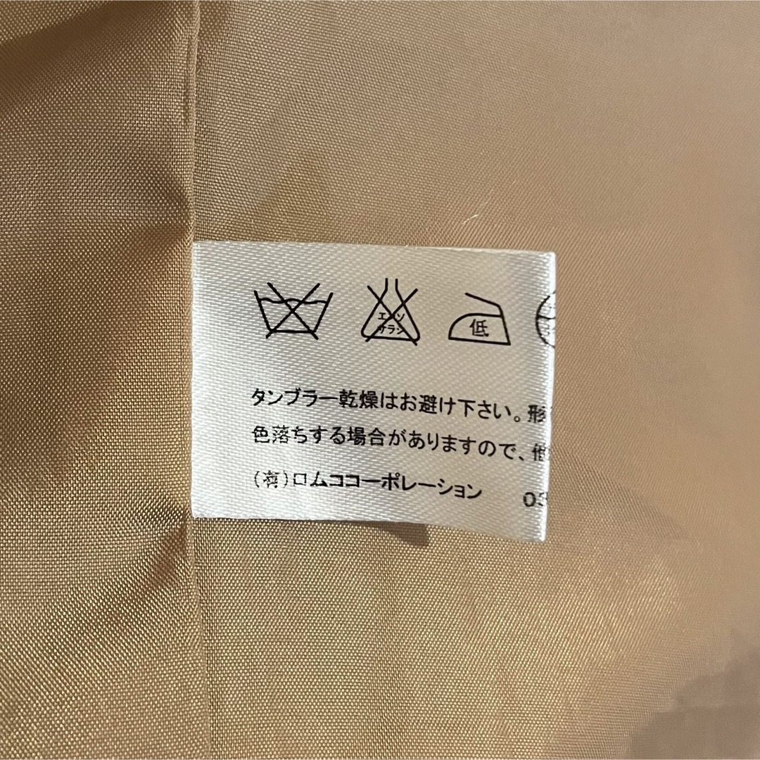 ChouChou ANGELINA　シュシュアンジェリーナ　コート　キャメル　Ｍ レディースのジャケット/アウター(チェスターコート)の商品写真