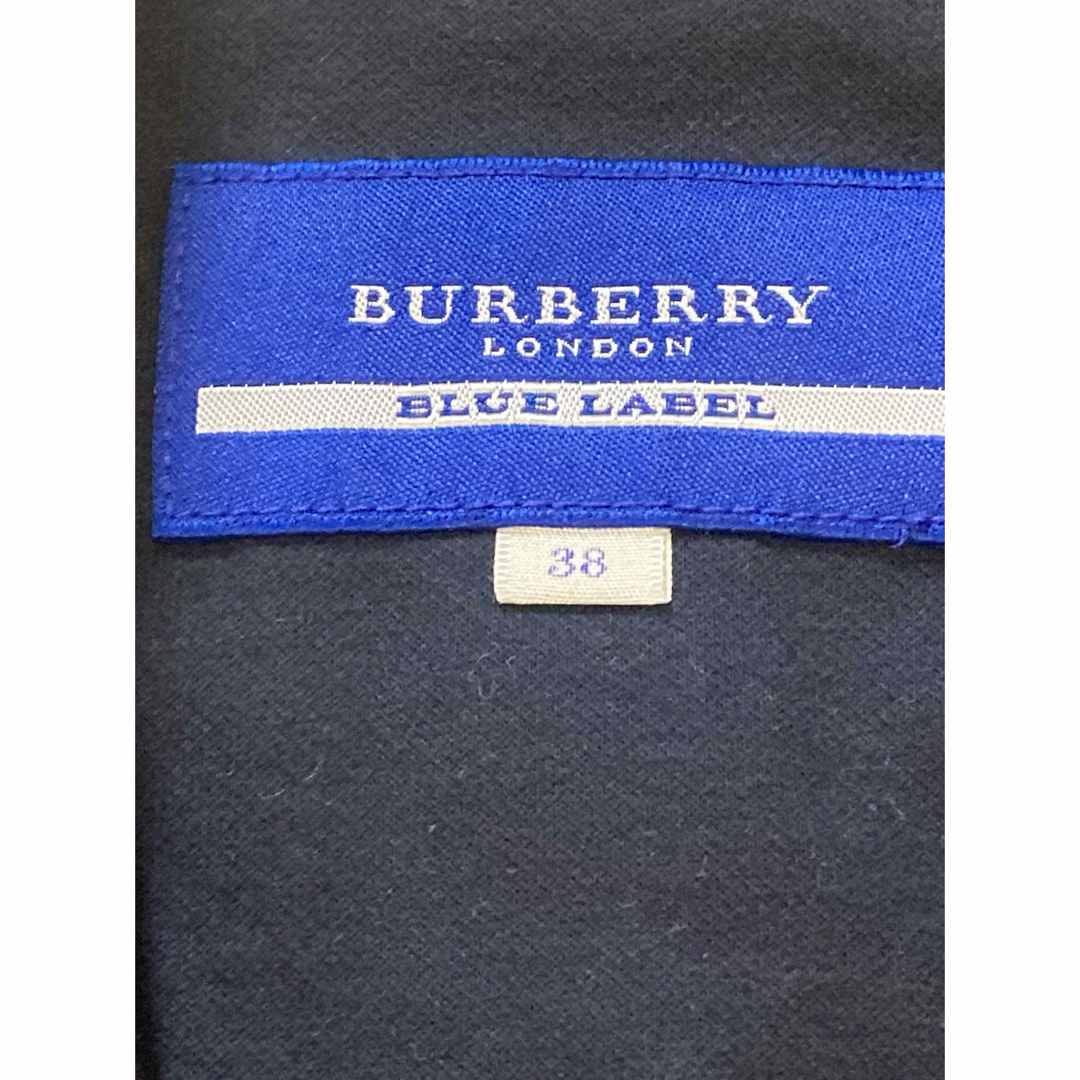 BURBERRY BLUE LABEL(バーバリーブルーレーベル)のBURBERRY テーラード ジャケット ホースロゴ バーバリー 38 M レディースのジャケット/アウター(テーラードジャケット)の商品写真