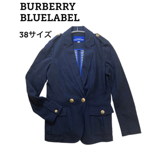 BURBERRY BLUE LABEL - BURBERRY テーラード ジャケット ホースロゴ バーバリー 38 M