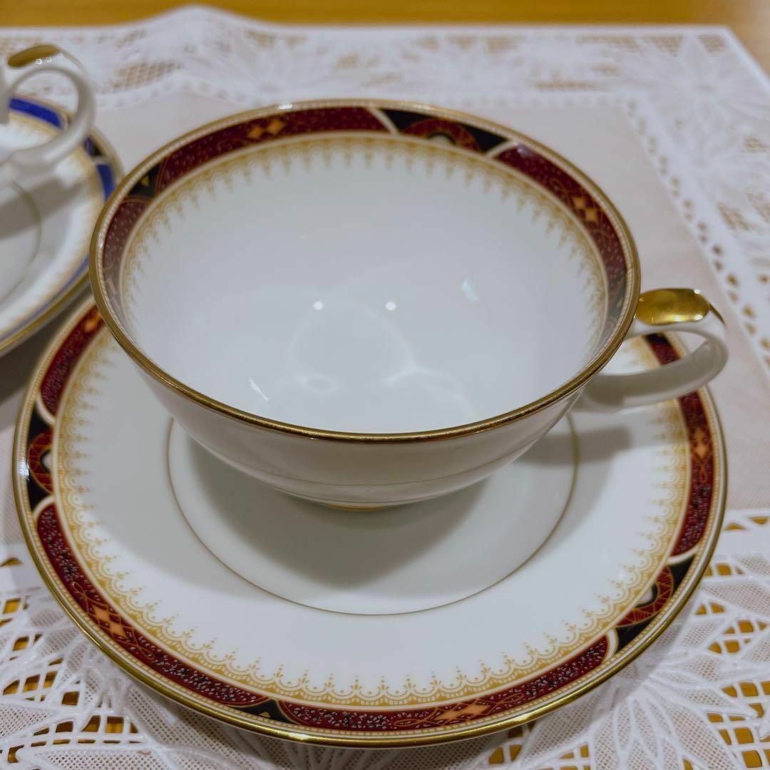 【未使用品】NARUMI  Fine china  カップ＆ソーサー　2客ペア インテリア/住まい/日用品のキッチン/食器(グラス/カップ)の商品写真