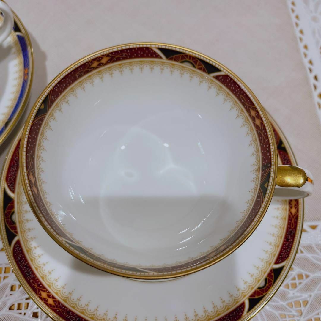 【未使用品】NARUMI  Fine china  カップ＆ソーサー　2客ペア インテリア/住まい/日用品のキッチン/食器(グラス/カップ)の商品写真