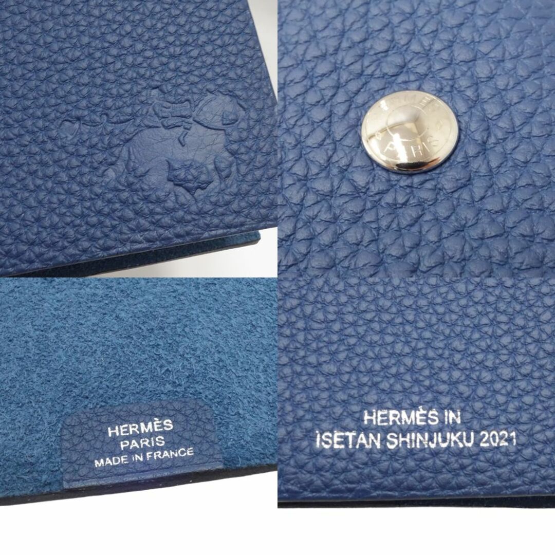 Hermes(エルメス)のHERMES エルメス ユリスPM 手帳 トリヨンクレマンス ブルードマルト/180275【中古】 メンズのファッション小物(手帳)の商品写真