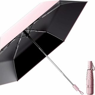 お特品！！ 軽量　折りたたみ傘 コンパクト　晴雨 uvカット 100 遮光(その他)