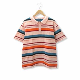 フラグスタフ(F-LAGSTUF-F)のFLAGSTUFF 23ss BORDER KNIT S/S POLO サイズM(ポロシャツ)