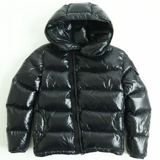 モンクレール(MONCLER)の未使用品●18年製 MONCLER モンクレール NEUVIC ヌーヴィック フード・ロゴワッペン付き WZIP ダウンジャケット ブラック 0 メンズ 正規品(ダウンジャケット)