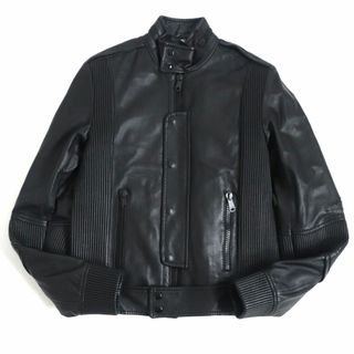 DIOR HOMME - 新品未使用 Dior Homme ディオールオム レザージャケット DIOR HOMME - 新品未使用 Dior Homme ディオールオム レザージャケット