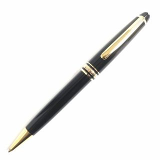 モンブラン(MONTBLANC)の良品▼MONTBLANC モンブラン マイスターシュテュック クラシック ホワイトスター ツイスト式 ボールペン 黒×ゴールド ドイツ製 筆記確認◎(ペン/マーカー)