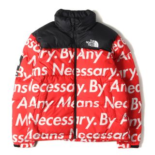 シュプリーム(Supreme)のSupreme シュプリーム ジャケット サイズ:L 15AW THE NORTH FACE Nuptse Down Jacketノースフェイス メッセージロゴ ヌプシ ダウンジャケット レッド アウター ブルゾン コラボ【メンズ】【中古】(ダウンジャケット)