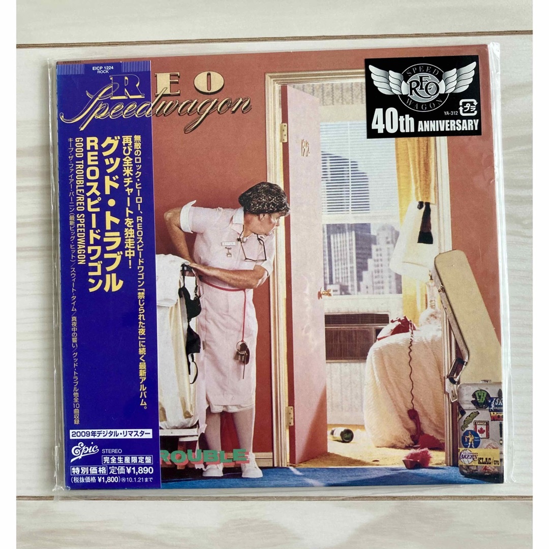 【美品】(CD)Good Trouble／Reo Speedwagon 紙ジャケ エンタメ/ホビーのCD(ポップス/ロック(洋楽))の商品写真