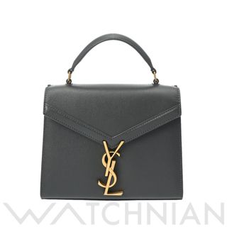 サンローラン(Saint Laurent)の中古 サンローラン SAINT LAURENT MAL623930.0521 レディース ハンドバッグ グレー /ゴールド金具 グレインレザー(ハンドバッグ)