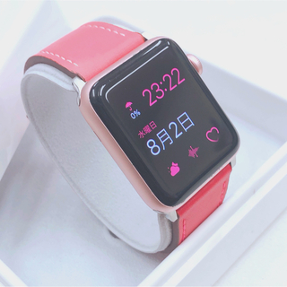 アップルウォッチ(Apple Watch)のApple Watch アップルウォッチ 本体 ピンク Rose シリーズ2(その他)