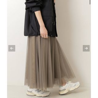 スピックアンドスパン(Spick & Span)のSpick and Span  チュールスカート　🌸(ロングスカート)