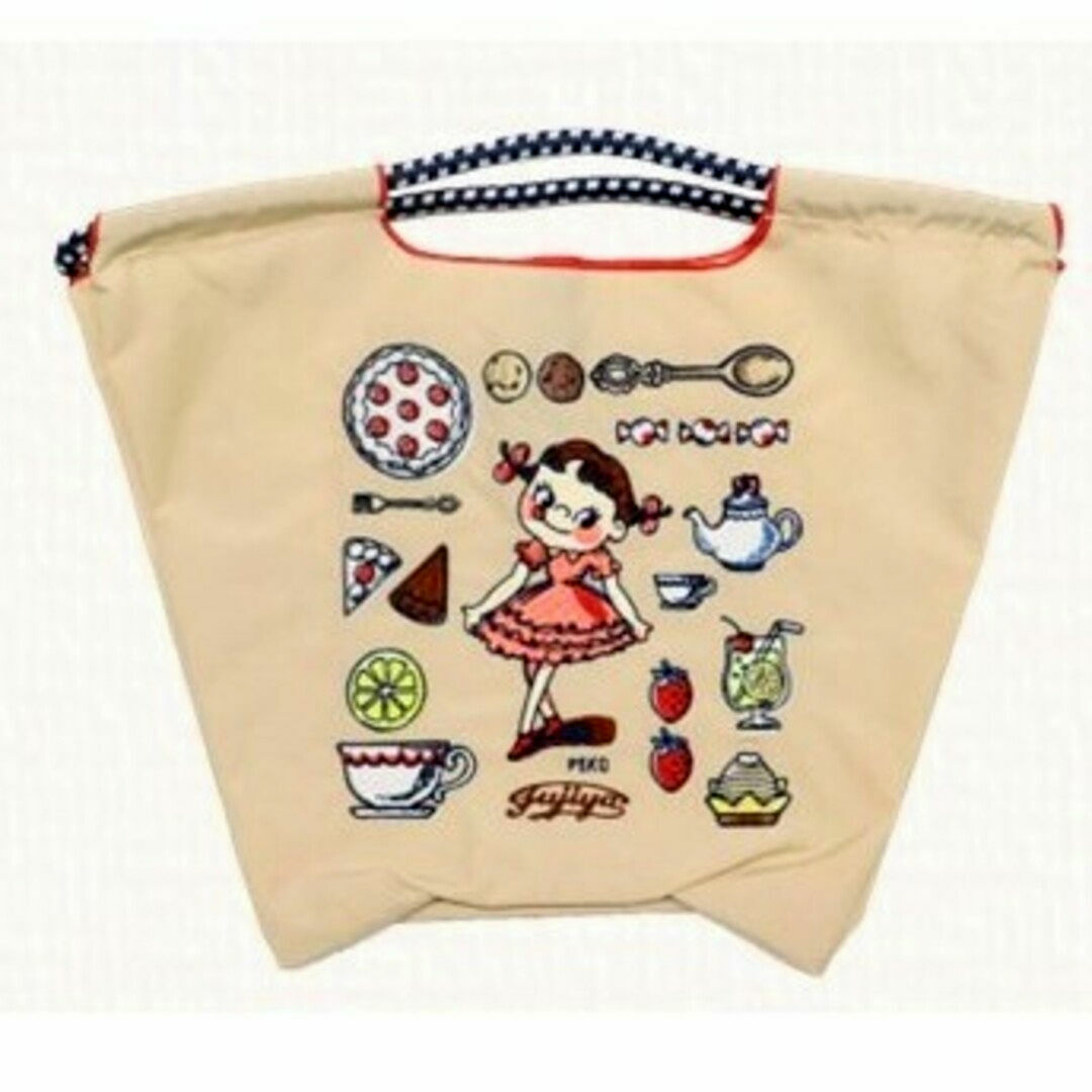 ボールアンドチェーン 不二家 ペコちゃん 限定コラボ エコバッグ 競売 ボールアンドチェーン 不二家 ペコちゃん 限定コラボ エコバッグ 競売