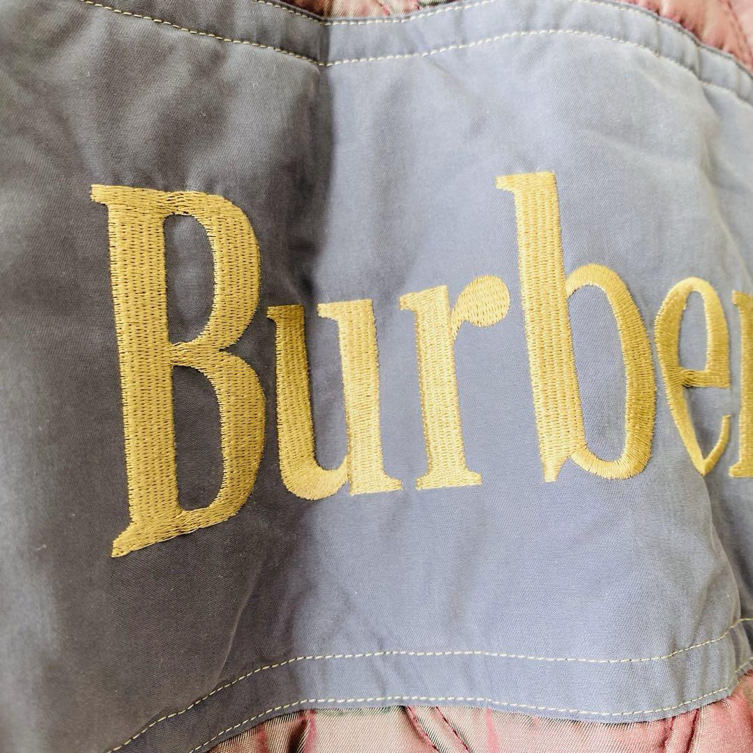 BURBERRY(バーバリー)の90s burberrys 刺繍ロゴリバーシブルキルティングライナージャケット メンズのジャケット/アウター(ブルゾン)の商品写真