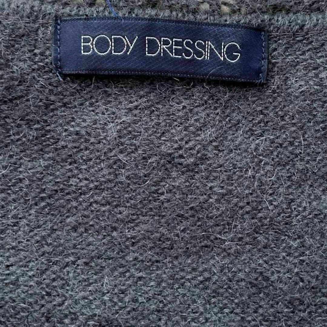 PROPORTION BODY DRESSING(プロポーションボディドレッシング)のプロポーション ボディドレッシング ニット ワンピース グレー レディースのワンピース(ひざ丈ワンピース)の商品写真