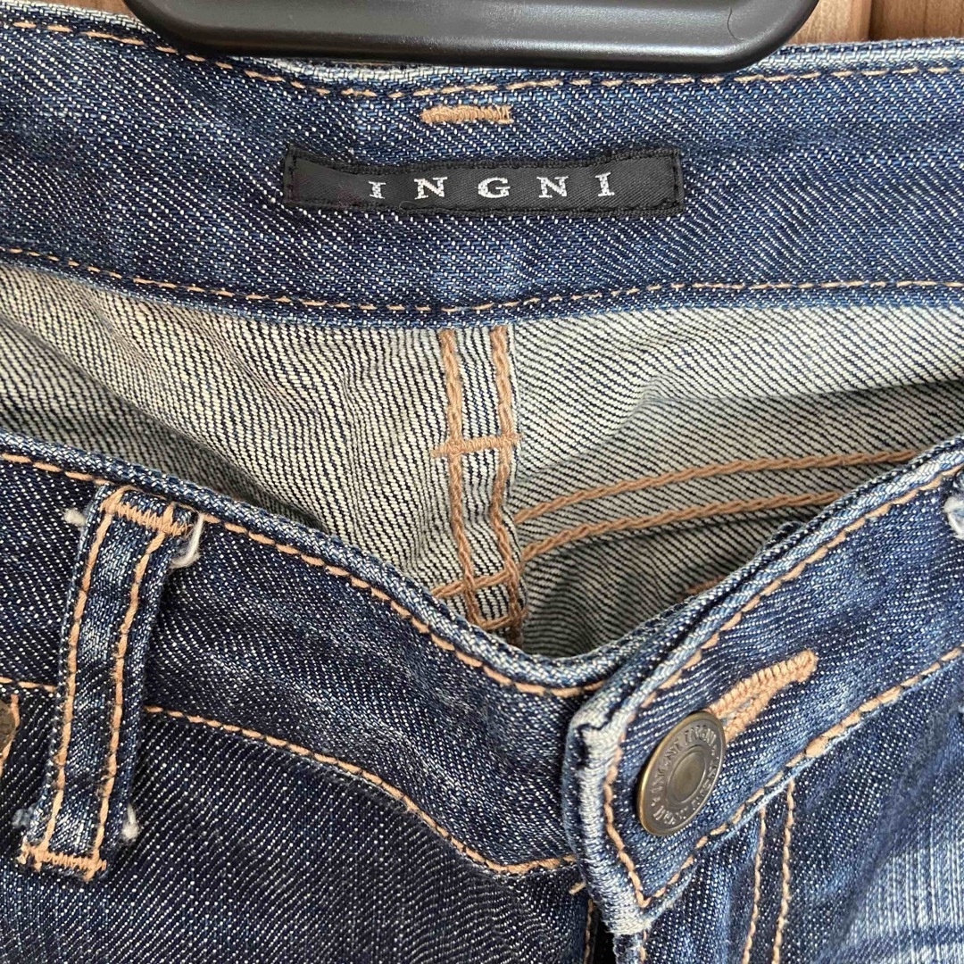 INGNI(イング)の◆INGNI（イング）◆八分丈デニム◆ブルー◆Mサイズ レディースのパンツ(デニム/ジーンズ)の商品写真