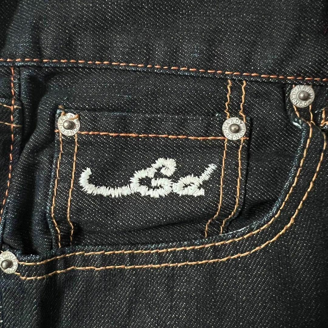 Ed Hardy(エドハーディー)の美品 エドハーディー スカル ポケット ラメ 刺繍 濃紺 36 デニム ジーンズ メンズのパンツ(デニム/ジーンズ)の商品写真