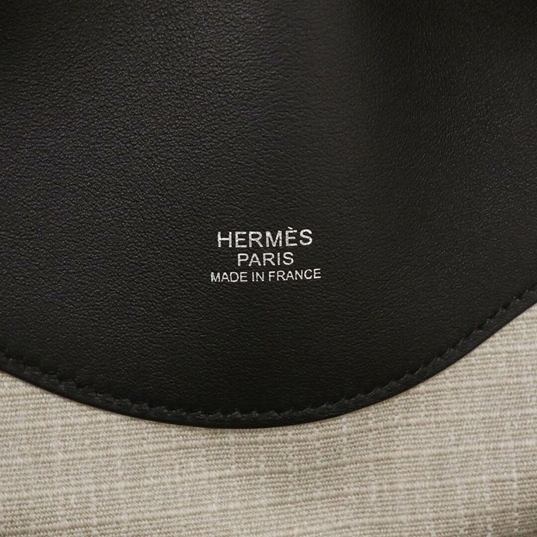 Hermes(エルメス)のエルメス サック アド オールバック T＆C リュック デイパック バックパック ヴォースイフト レザー トワルビヴァーク フィセル ブラック 黒 シルバー金具 B刻印 箱付 HERMES（新品・未使用品） メンズのバッグ(バッグパック/リュック)の商品写真