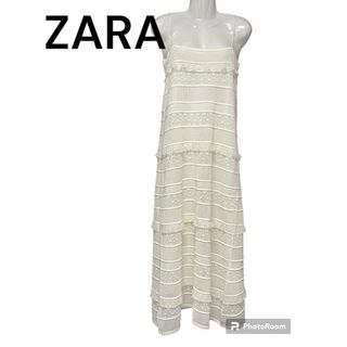 ザラ(ZARA)の【ZARA】ザラ 未使用 かぎ編みレース マキシ丈ワンピース(ロングワンピース/マキシワンピース)