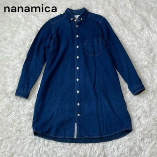 nanamica ナナミカ　デニム　シャツ　ワンピース