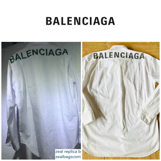 バレンシアガ(Balenciaga)の【最終値下げ】18SS BALENCIAGA バックロゴ オーバーサイズシャツ(シャツ)