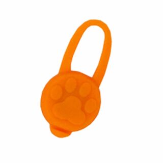 【色: オレンジ】ミタス お散歩ライト LED オレンジ シリコン ペット 犬 (犬)