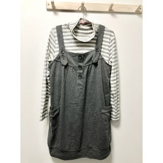 【新品!!即購入OK!!】授乳口付!!マタニティワンピース(マタニティワンピース)