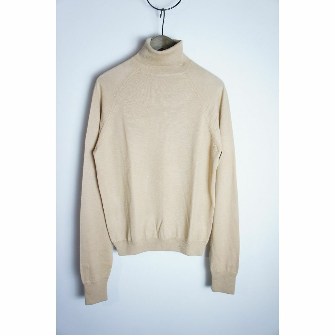 LEMAIRE(ルメール)の美品20AW LEMAIRE ルメール タートルネック ニット 薄茶115O▲ メンズのトップス(ニット/セーター)の商品写真