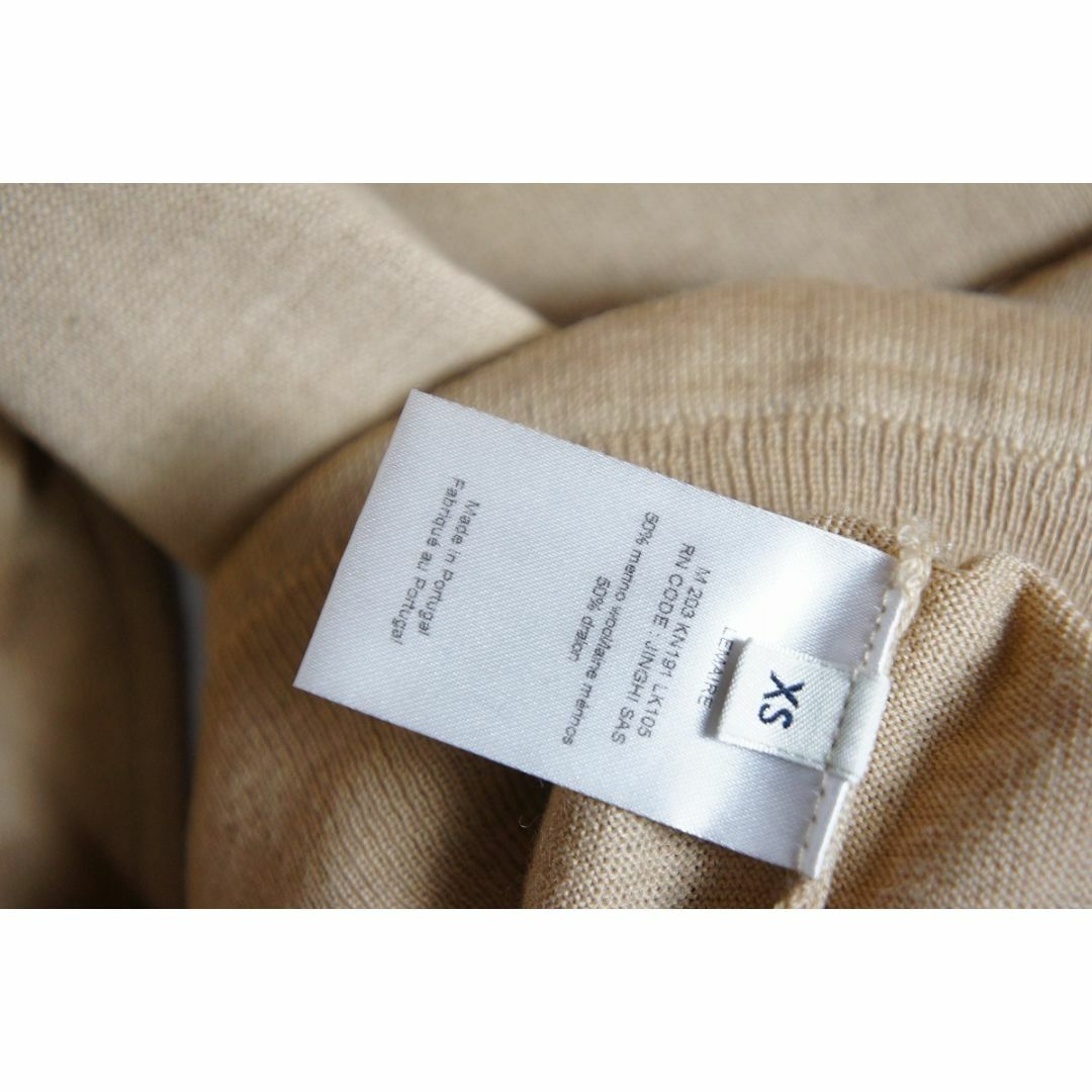 LEMAIRE(ルメール)の美品20AW LEMAIRE ルメール タートルネック ニット 薄茶115O▲ メンズのトップス(ニット/セーター)の商品写真