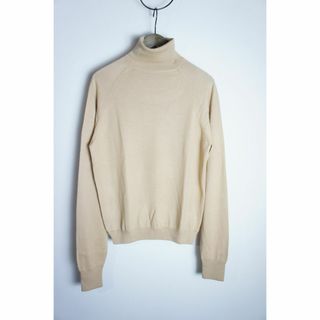 ルメール(LEMAIRE)の美品20AW LEMAIRE ルメール タートルネック ニット 薄茶115O▲(ニット/セーター)