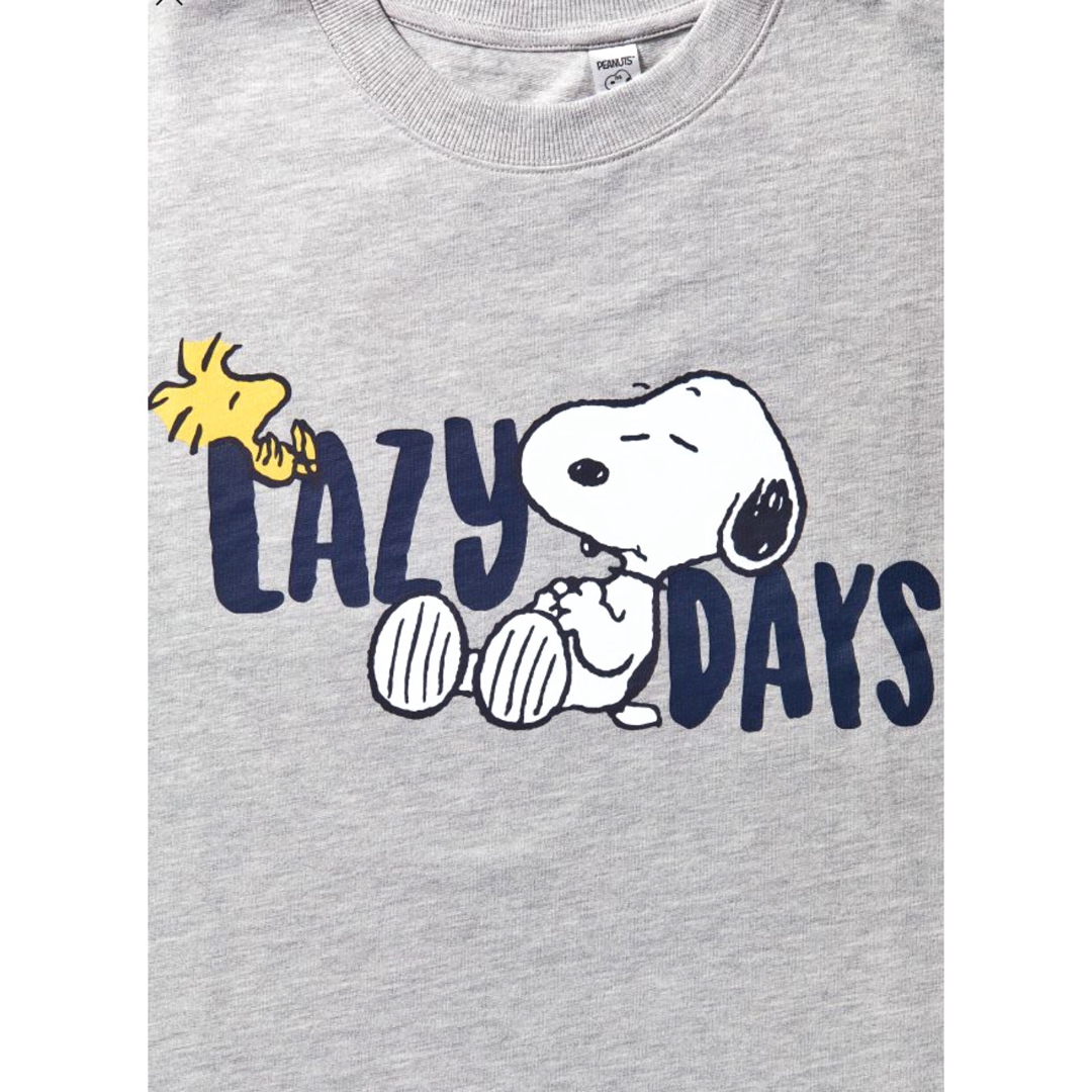 H&M(エイチアンドエム)の新品 H&M × スヌーピー SNOOPY セットアップ ディズニースタバ L レディースのトップス(Tシャツ(長袖/七分))の商品写真