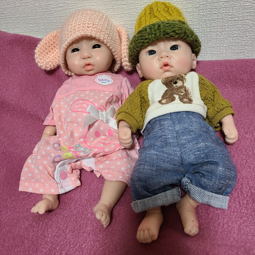 ⭐リボーンドール 可愛いフルシリコンの男の子&女の子 バラ売り不可⭐ | フリマアプリ ラクマ