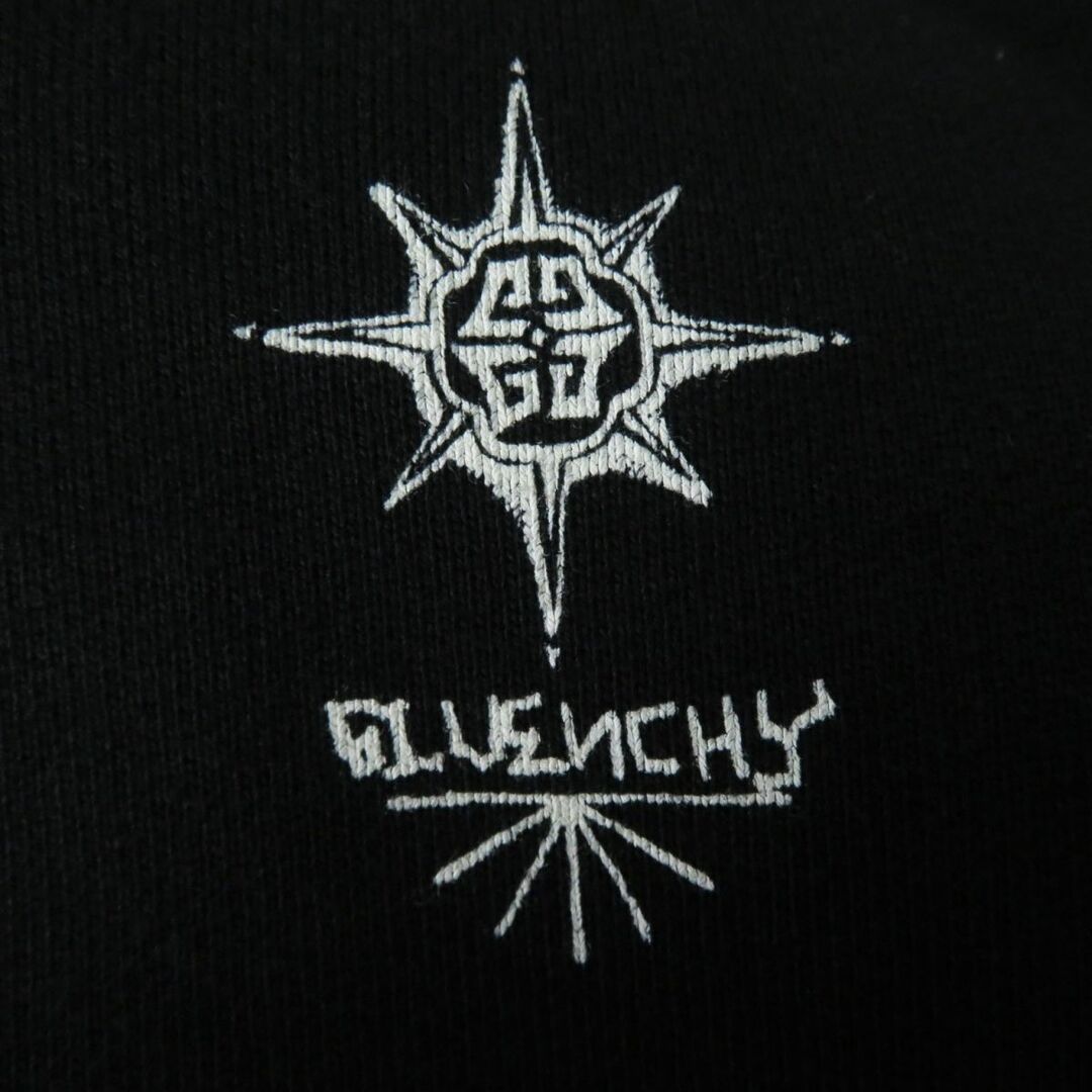 GIVENCHY(ジバンシィ)の美品◎正規品 GIVENCHY ジバンシィ  BWJ01Z3Z57 グラフィック バッグプリント オーバーサイズ フーディ パーカー ユニセックス ブラック M レディースのトップス(パーカー)の商品写真