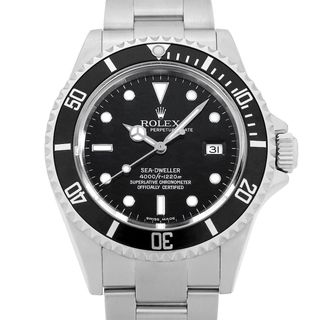 ロレックス(ROLEX)のロレックス シードゥエラー 16600 ブラック F番 メンズ 中古 腕時計(腕時計(アナログ))