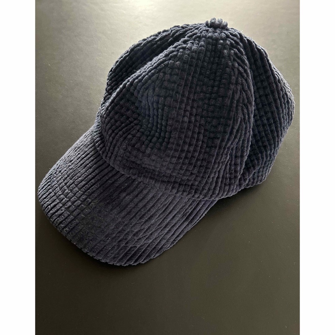 Acne Studios コーデュロイ　キャップ　ネイビー　美品 メンズの帽子(キャップ)の商品写真