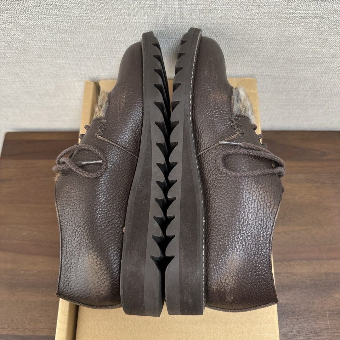 Hender Scheme(エンダースキーマ)のHender Scheme エンダースキーマ navel 革靴 ファー 4 メンズの靴/シューズ(ドレス/ビジネス)の商品写真