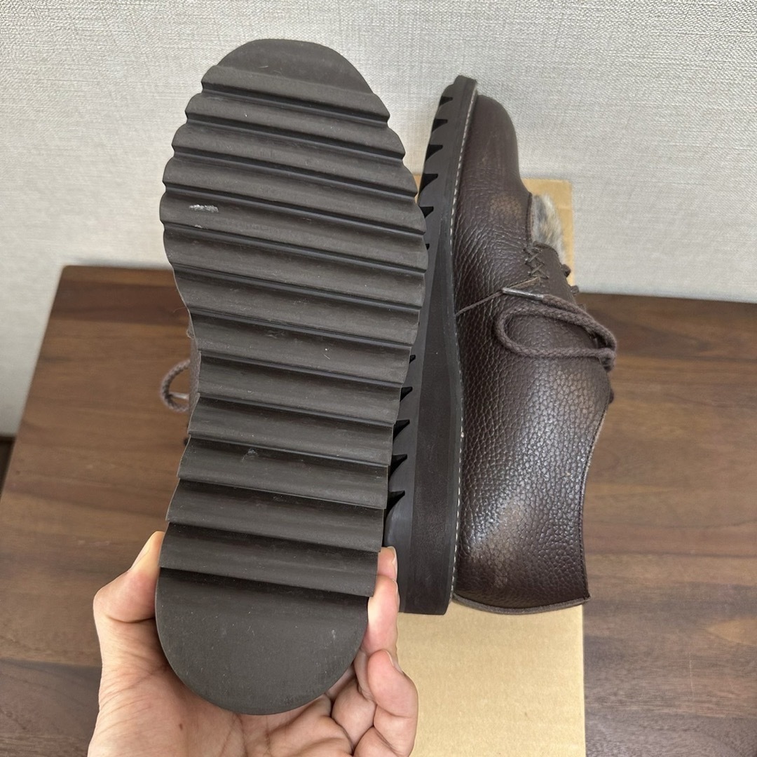 Hender Scheme(エンダースキーマ)のHender Scheme エンダースキーマ navel 革靴 ファー 4 メンズの靴/シューズ(ドレス/ビジネス)の商品写真