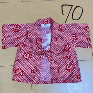 アンパンマン(アンパンマン)の【美品】アンパンマン はっぴ 夏祭り 70cm(甚平/浴衣)