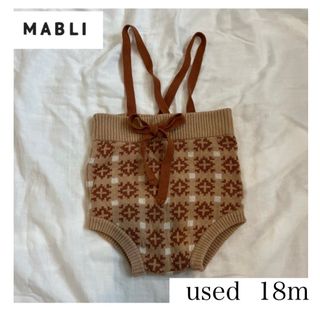 キャラメルベビー&チャイルド(Caramel baby&child )の［used］ mabli  ニットブルマ　18m(パンツ)