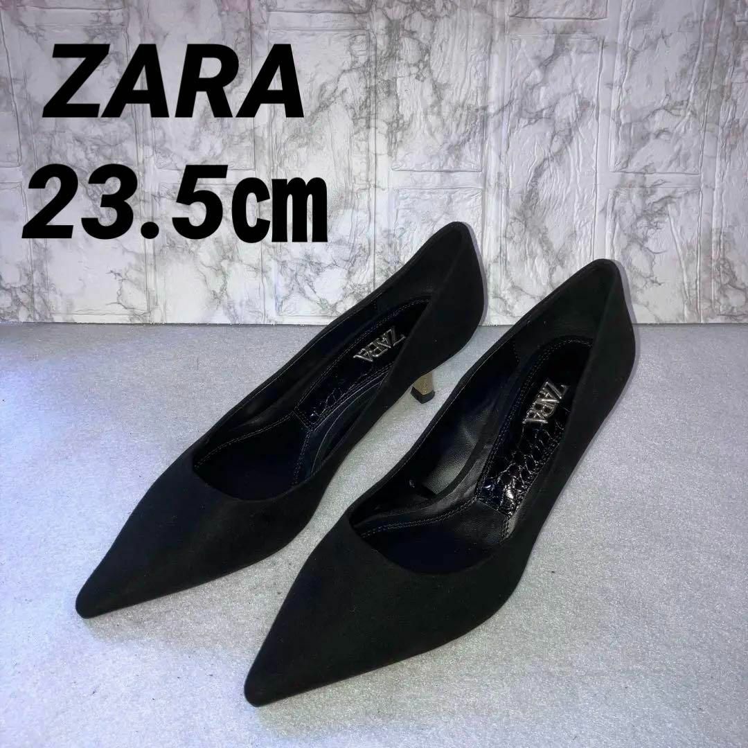美品⭐︎ZARA スエード パンプス 24cm - 靴