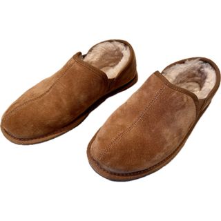 アグ(UGG)の美品！　UGG スリッポン ムートン ブラウン　28cm(スリッポン/モカシン)