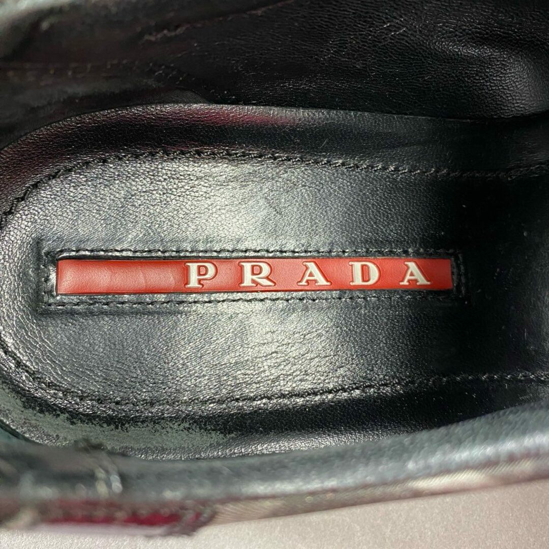 PRADA(プラダ)の3b29 PRADA プラダ カモフラージュ ローカット スニーカー 40 ブラック カーキ 迷彩 シューズ カモフラ メンズの靴/シューズ(スニーカー)の商品写真