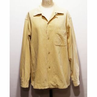 サニースポーツ(SUNNY SPORTS)のSUNNY SPORTS TOWNCRAFT ｻﾆｰｽﾎﾟｰﾂ  ﾀｳﾝｸﾗﾌﾄ 60S CORDUROY OPEN SHIRTS M YELLOW TC20F01400(シャツ)