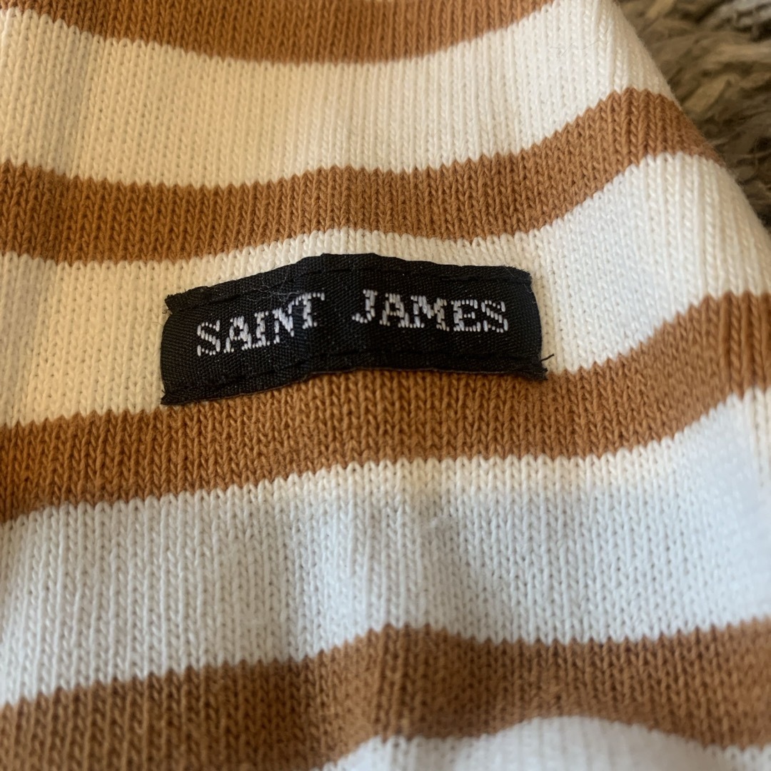 SAINT JAMES(セントジェームス)のセントジェームス/ SAINT JAMES    バスクシャツ　キャメルブラウン レディースのトップス(カットソー(長袖/七分))の商品写真